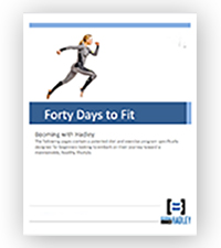 Hadley Allen's 40 Days to Fitness ebook cover image